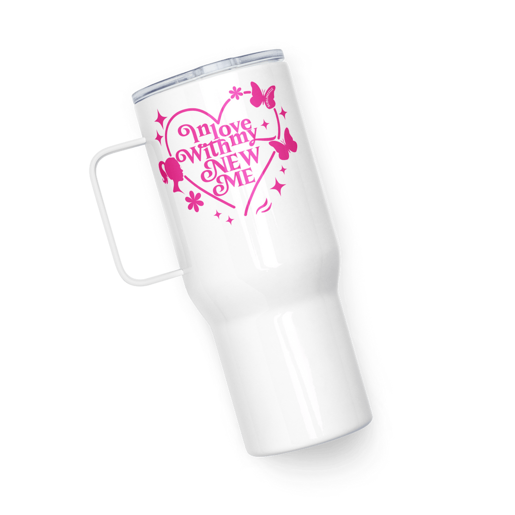 Self - Love Travel Mug With Handle - Insulated Mug The Self - love Cup - SublimeElle Self - Love