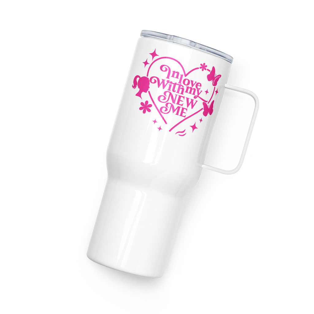 Self - Love Travel Mug With Handle - Insulated Mug The Self - love Cup - SublimeElle Self - Love