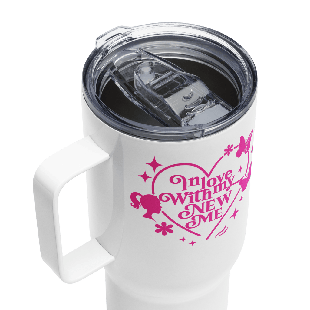 Self - Love Travel Mug With Handle - Insulated Mug The Self - love Cup - SublimeElle Self - Love
