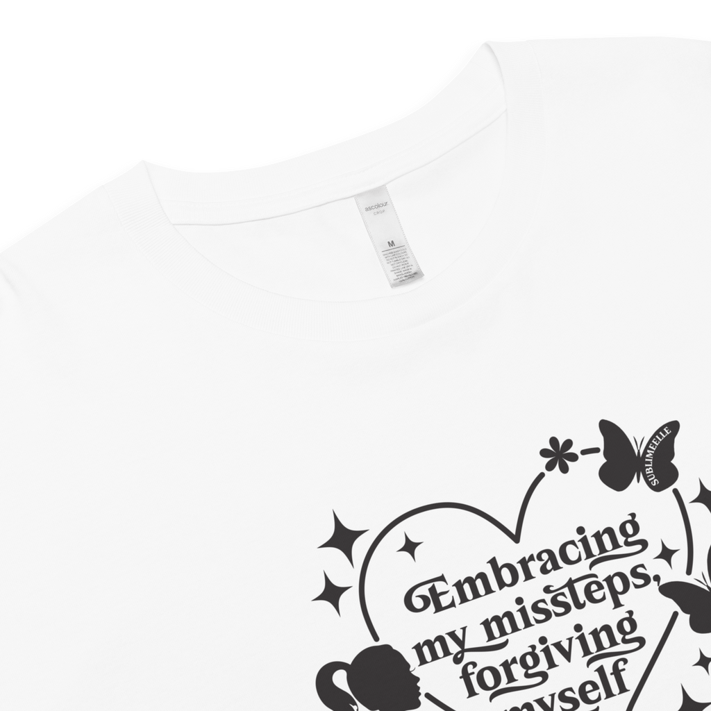 White Crop Top |Embracing My Missteps & Forgiving Myself - SublimeElle Self - Love