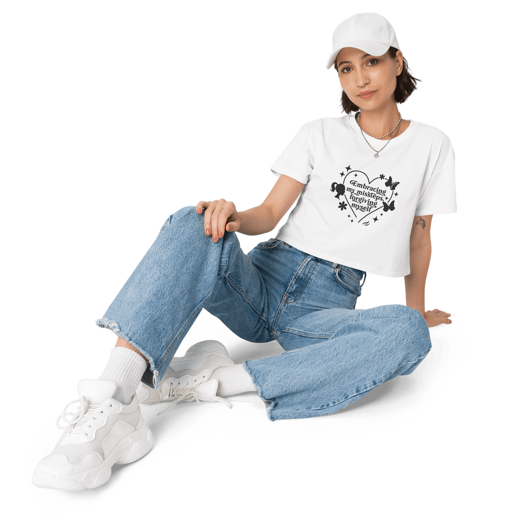 White Crop Top |Embracing My Missteps & Forgiving Myself - SublimeElle Self - Love