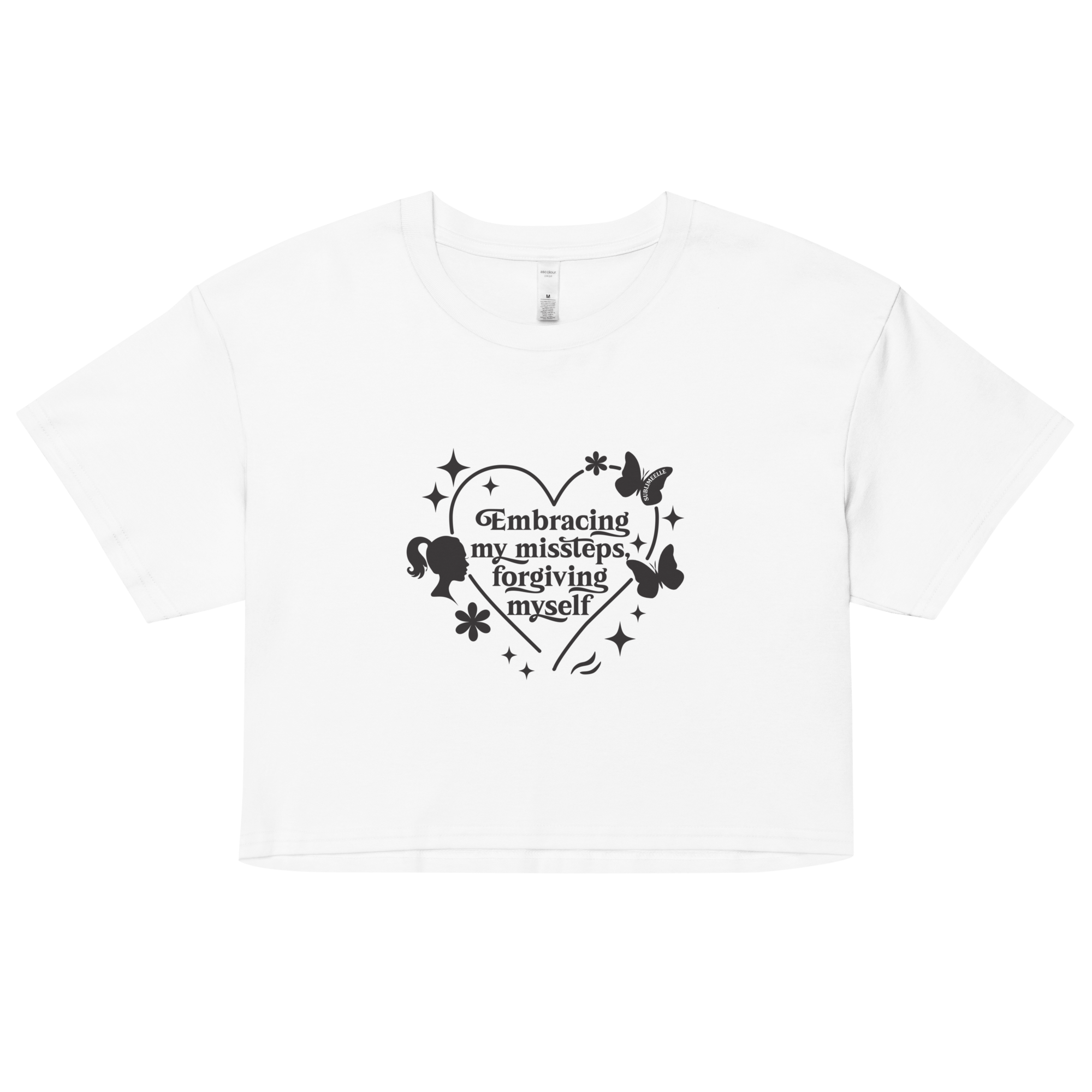 White Crop Top |Embracing My Missteps & Forgiving Myself - SublimeElle Self - Love