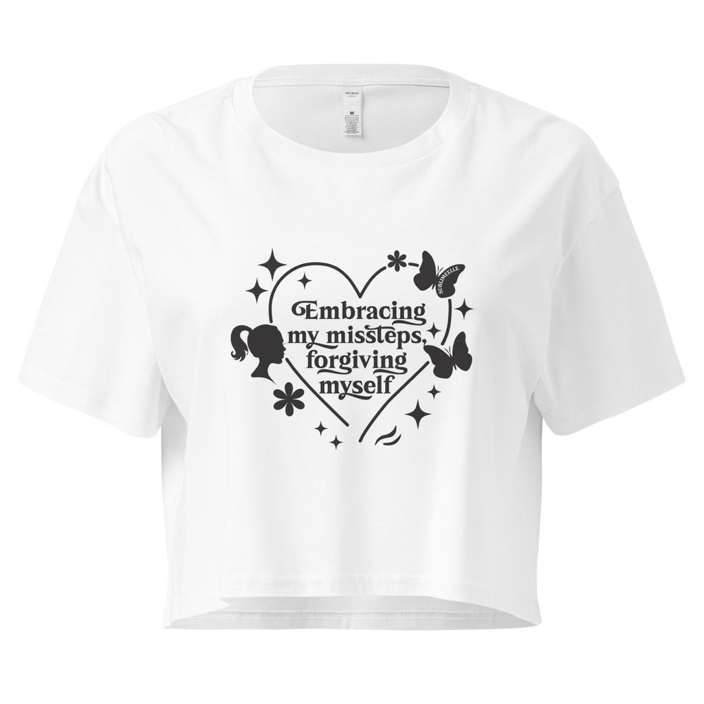 White Crop Top |Embracing My Missteps & Forgiving Myself - SublimeElle Self - Love