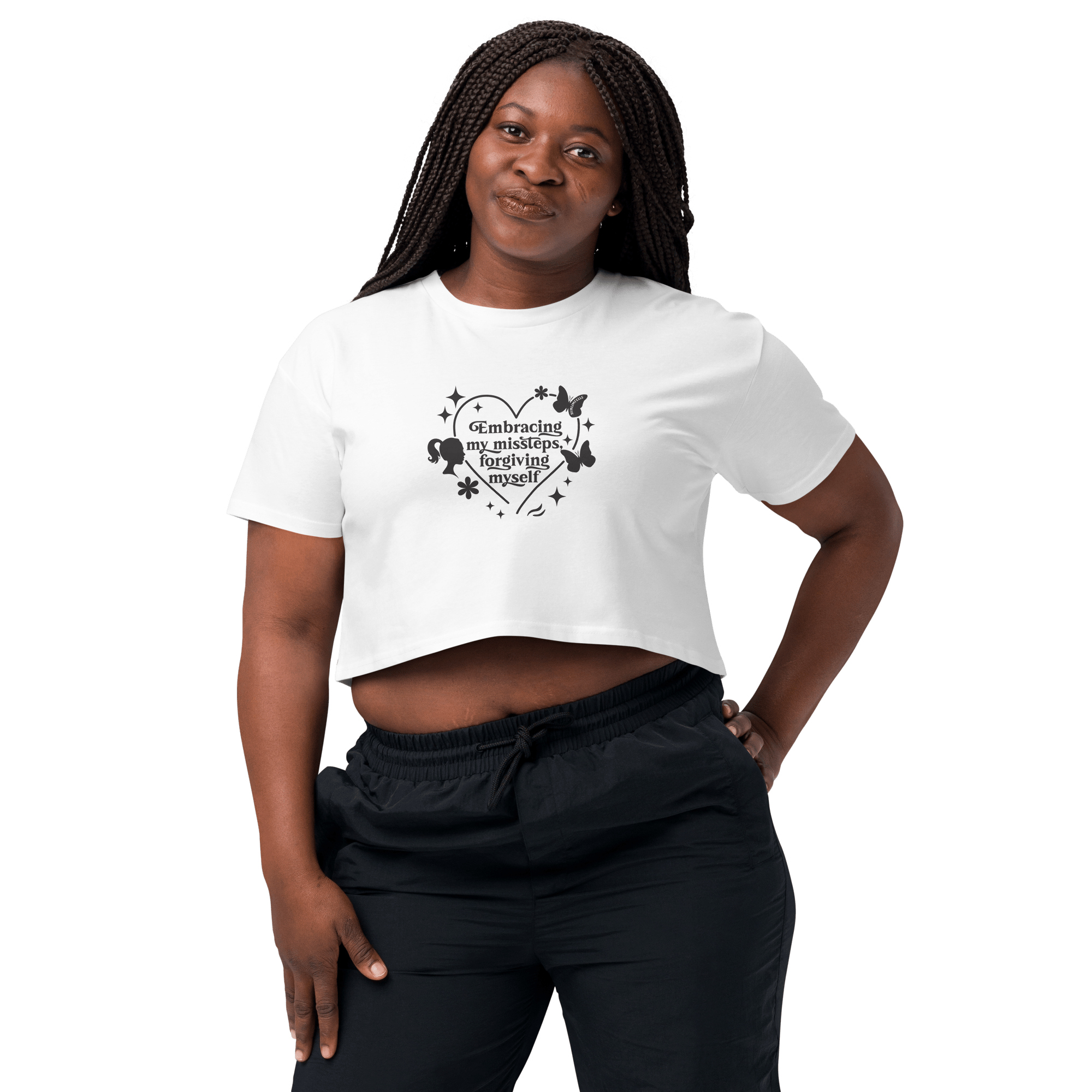 White Crop Top |Embracing My Missteps & Forgiving Myself - SublimeElle Self - Love