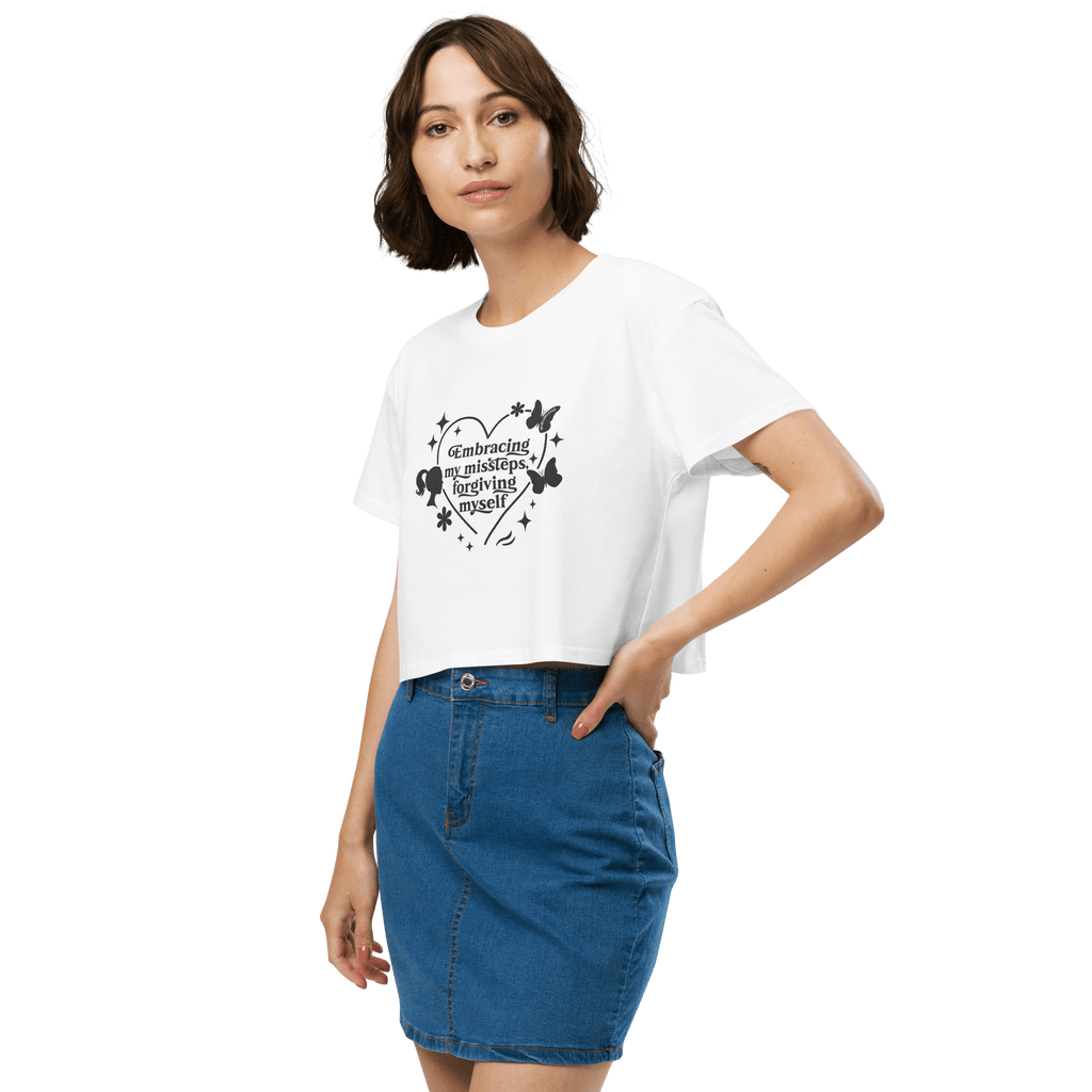 White Crop Top |Embracing My Missteps & Forgiving Myself - SublimeElle Self - Love