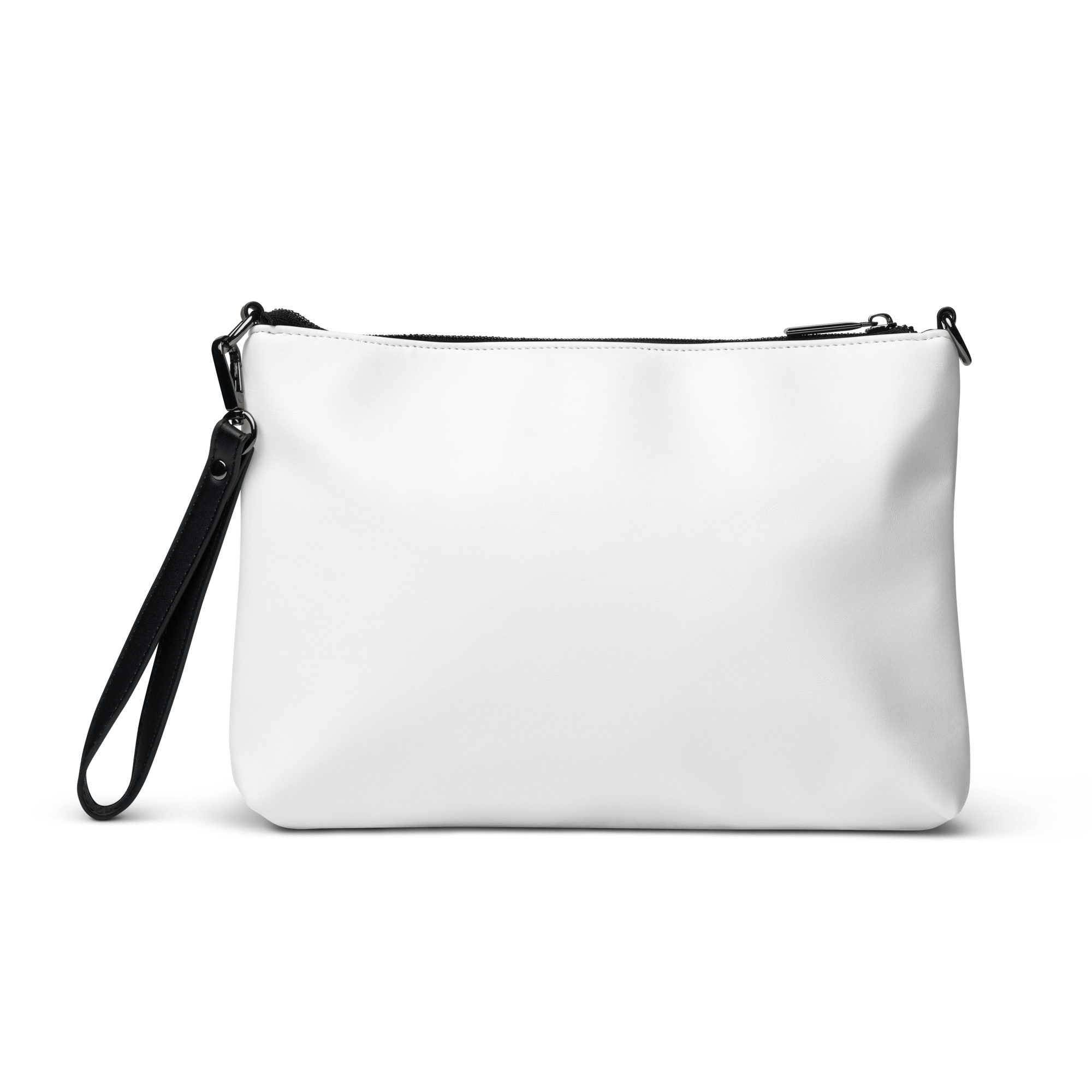 White Crossbody Bag for Women – Faux Leather Bag With Self - Love Quote - SublimeElle Self - Love