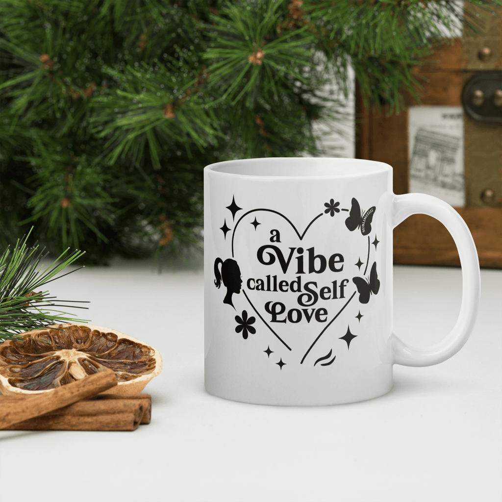 White Mug |Vibe Called Self - Love Edition - SublimeElle Self - Love