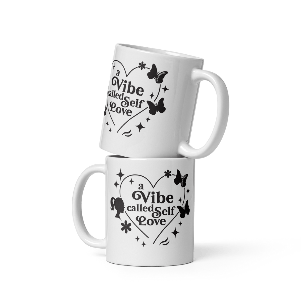 White Mug |Vibe Called Self - Love Edition - SublimeElle Self - Love
