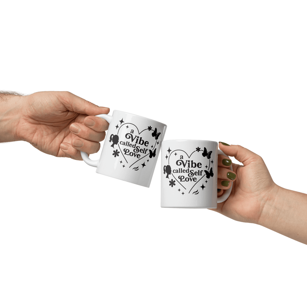 White Mug |Vibe Called Self - Love Edition - SublimeElle Self - Love