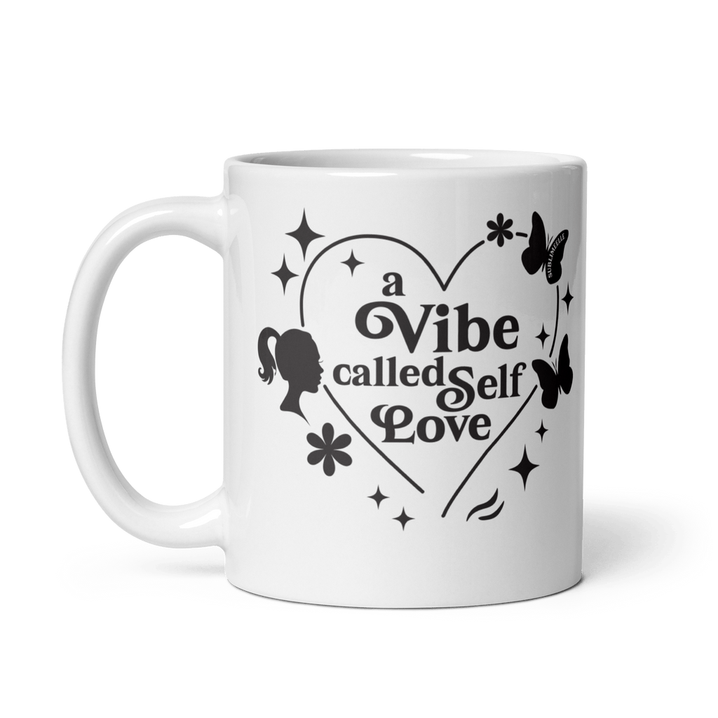 White Mug |Vibe Called Self - Love Edition - SublimeElle Self - Love