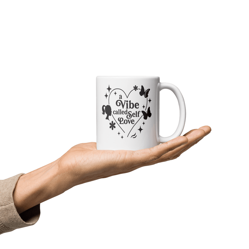 White Mug |Vibe Called Self - Love Edition - SublimeElle Self - Love