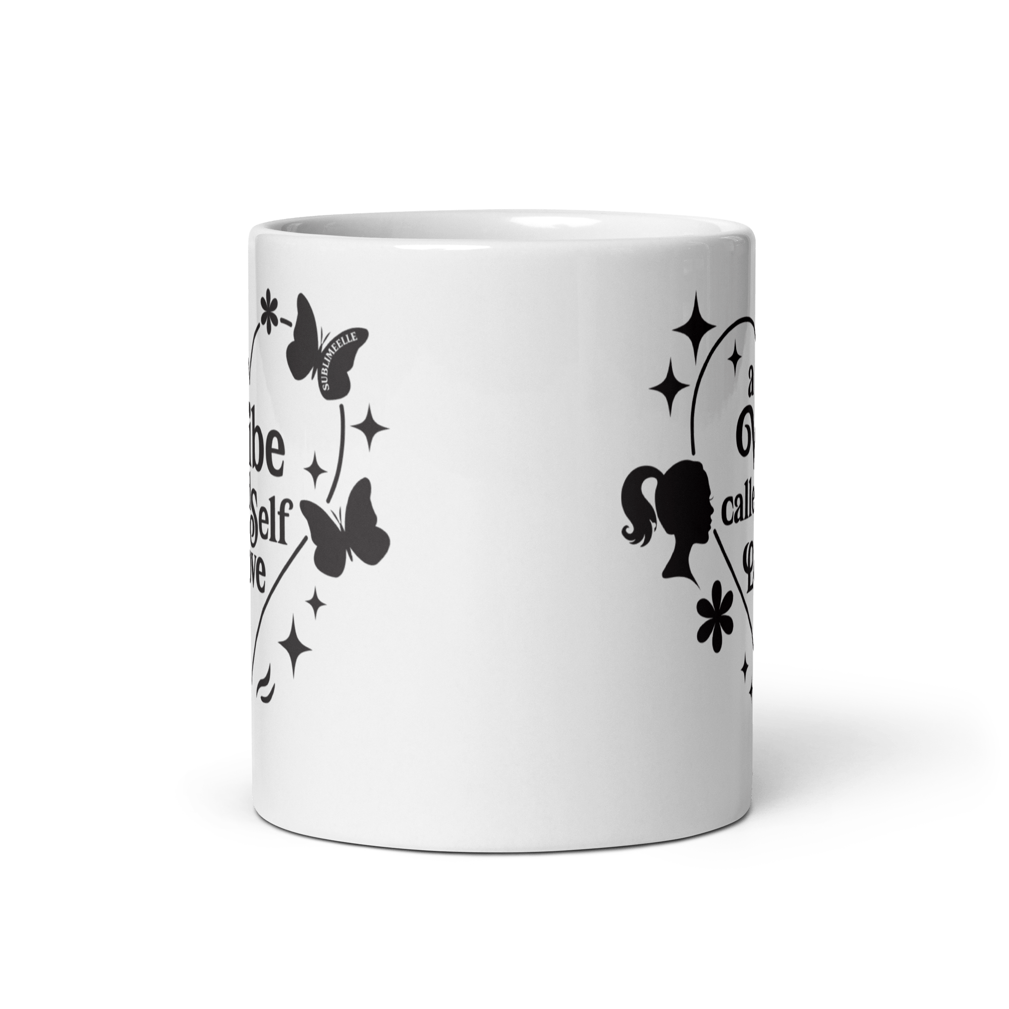 White Mug |Vibe Called Self - Love Edition - SublimeElle Self - Love