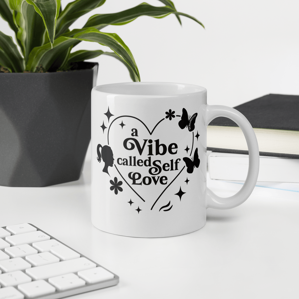 White Mug |Vibe Called Self - Love Edition - SublimeElle Self - Love