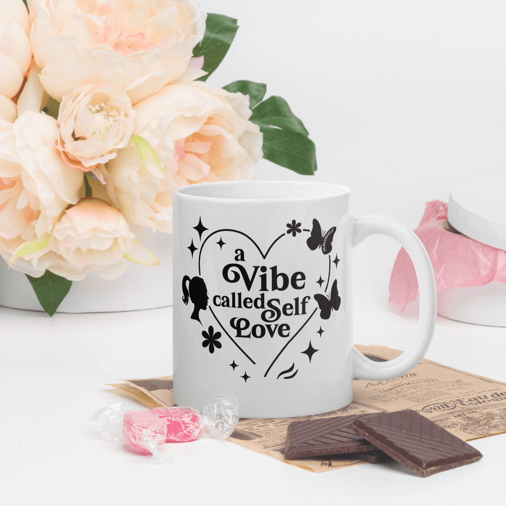 White Mug |Vibe Called Self - Love Edition - SublimeElle Self - Love
