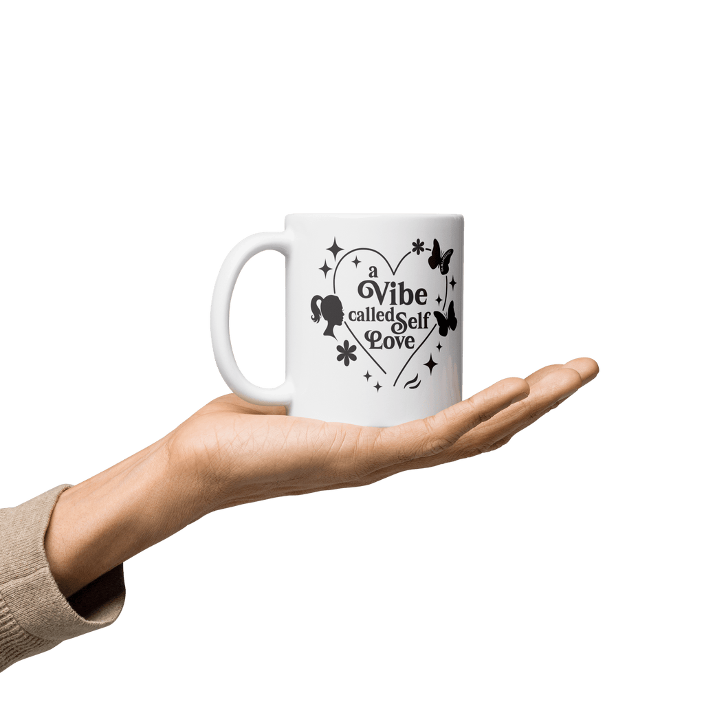 White Mug |Vibe Called Self - Love Edition - SublimeElle Self - Love