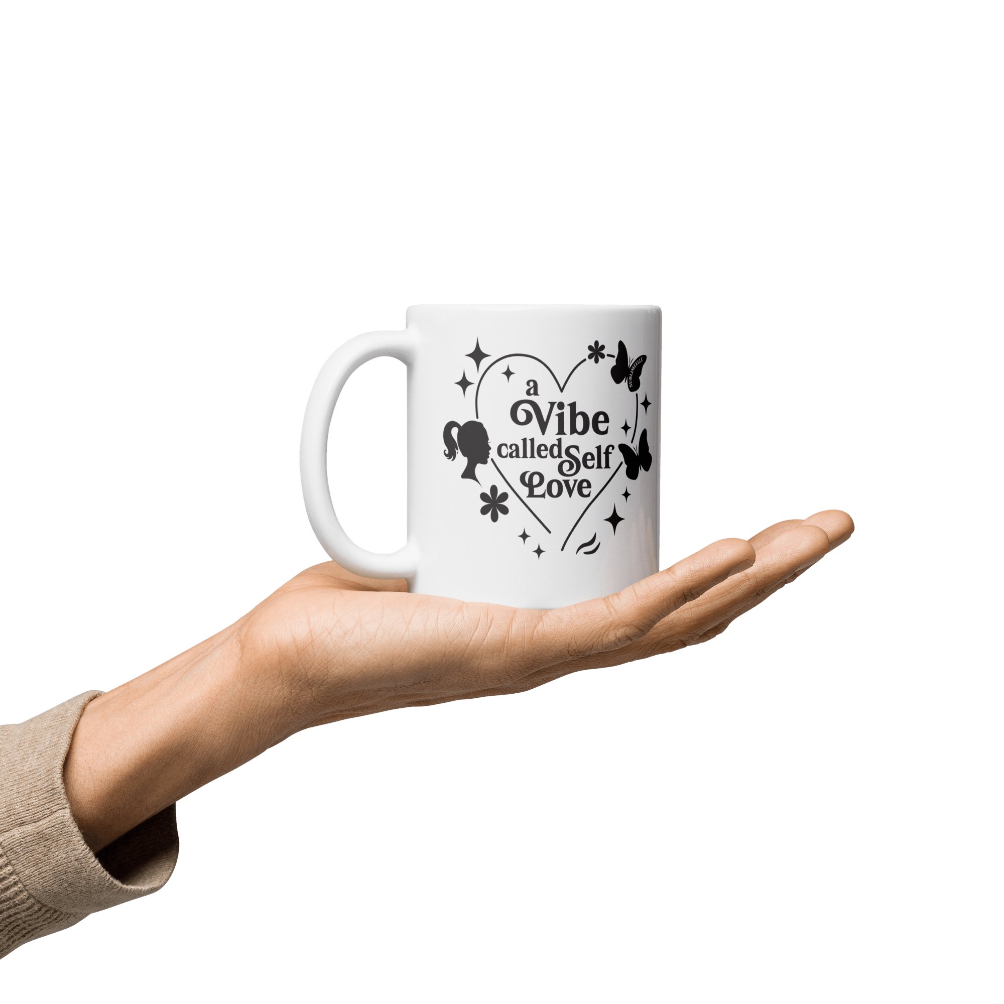 White Mug |Vibe Called Self - Love Edition - SublimeElle Self - Love