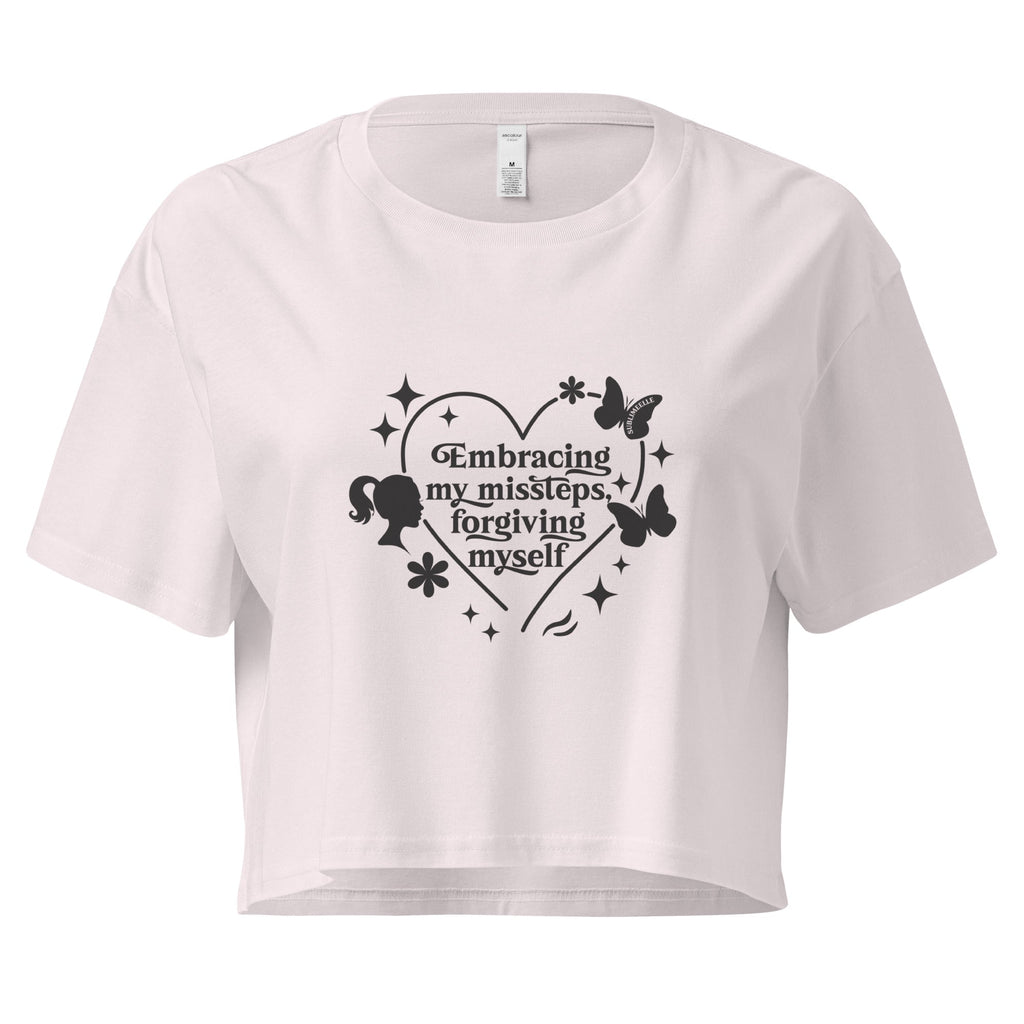 White Orchid Crop Top Self - Love Top– Gentle Reminder of Your Worth - SublimeElle Self - Love
