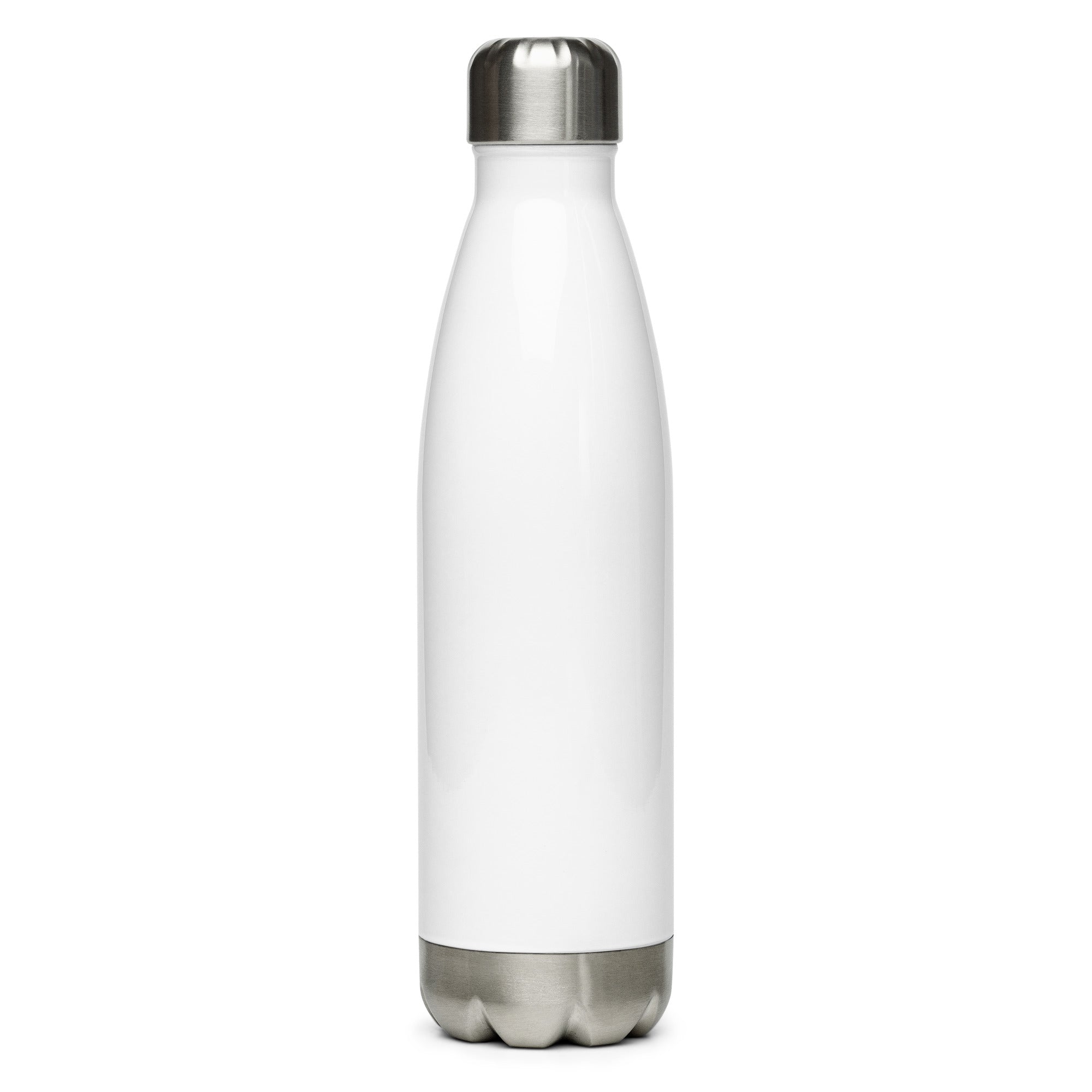 White Stainless Steel Water Bottle With Motivational Quote | Insulated - SublimeElle Self-LoveDRINKWARE
