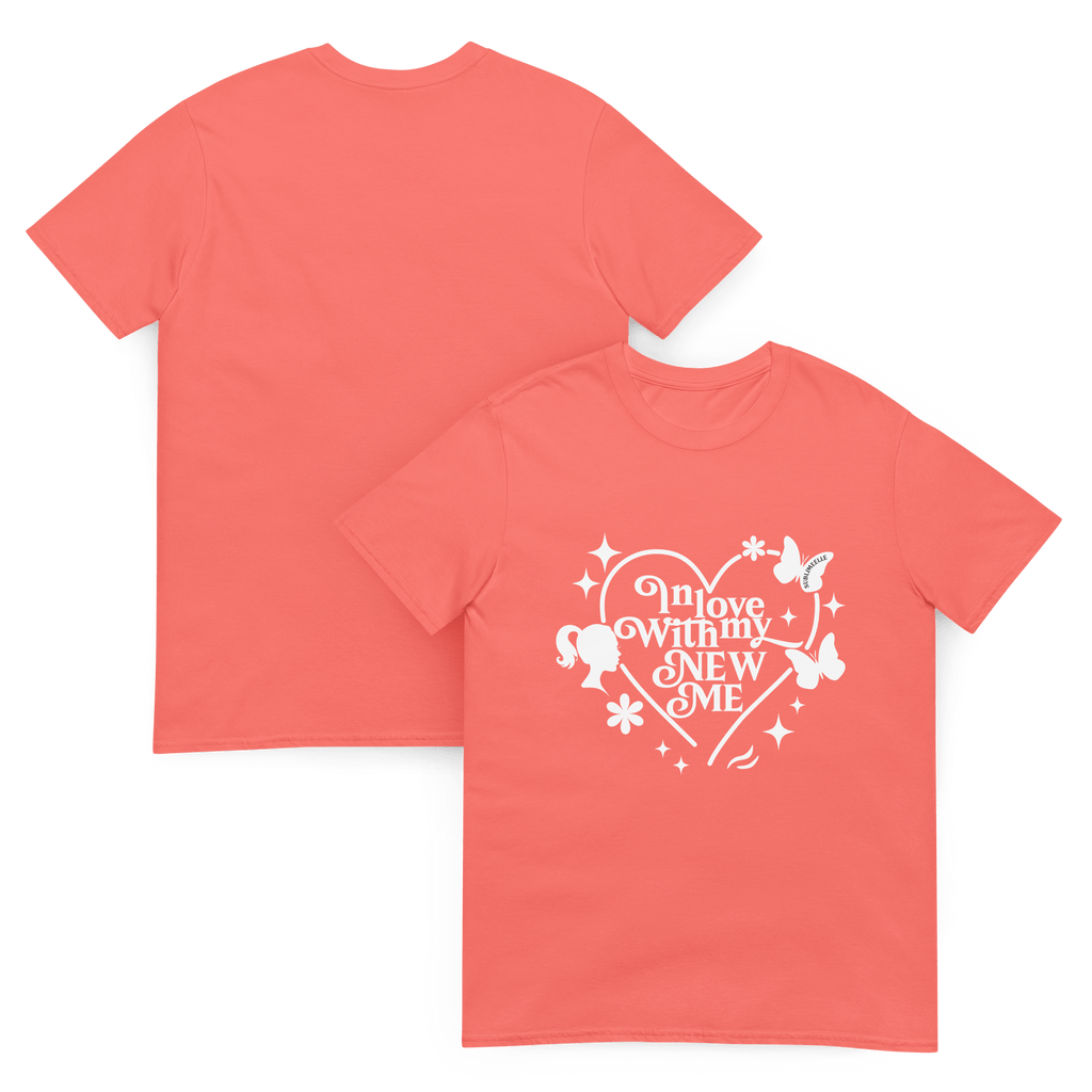 Yellow T-Shirt Coral Self - Love With Motivational Quote - SublimeElle Self - Love